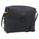 GUCCI Micro GG Shoulder Bag PVC Black Gold Tone 007 115 0093 Auth ep16791-1