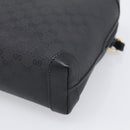 GUCCI Micro GG Shoulder Bag PVC Black Gold Tone 007 115 0093 Auth ep16791-10