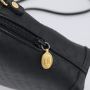 GUCCI Micro GG Shoulder Bag PVC Black Gold Tone 007 115 0093 Auth ep16791-14