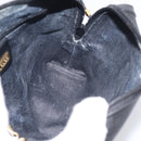 GUCCI Micro GG Shoulder Bag PVC Black Gold Tone 007 115 0093 Auth ep16791-17