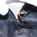 GUCCI Micro GG Shoulder Bag PVC Black Gold Tone 007 115 0093 Auth ep16791-18
