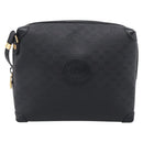 GUCCI Micro GG Shoulder Bag PVC Black Gold Tone 007 115 0093 Auth ep16791-2
