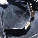GUCCI Micro GG Shoulder Bag PVC Black Gold Tone 007 115 0093 Auth ep16791-20