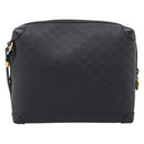 GUCCI Micro GG Shoulder Bag PVC Black Gold Tone 007 115 0093 Auth ep16791-3