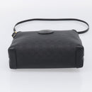 GUCCI Micro GG Shoulder Bag PVC Black Gold Tone 007 115 0093 Auth ep16791-9