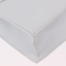 CELINE Shoulder Bag Leather White Gold Auth ep16793A-12