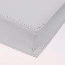 CELINE Shoulder Bag Leather White Gold Auth ep16793A-13