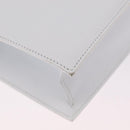 CELINE Shoulder Bag Leather White Gold Auth ep16793A-14
