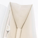 CELINE Shoulder Bag Leather White Gold Auth ep16793A-22
