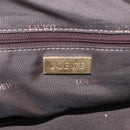 LOEWE Anagram Amazona 28 Hand Bag Leather Gold Auth ep16795-17