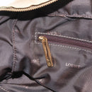 LOEWE Anagram Amazona 28 Hand Bag Leather Gold Auth ep16795-21