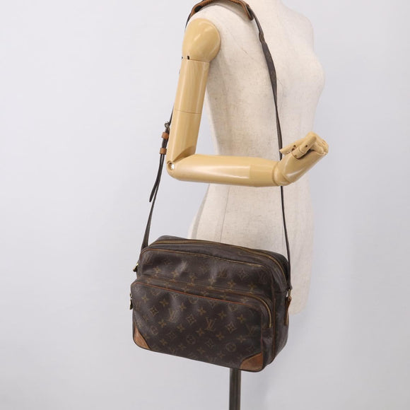 LOUIS VUITTON Monogram Nile Shoulder Bag M45244 LV Auth ep16796