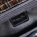 Christian Dior Maris Pearl Bag Patent Leather Dark Brown Silver Auth ep16803-17