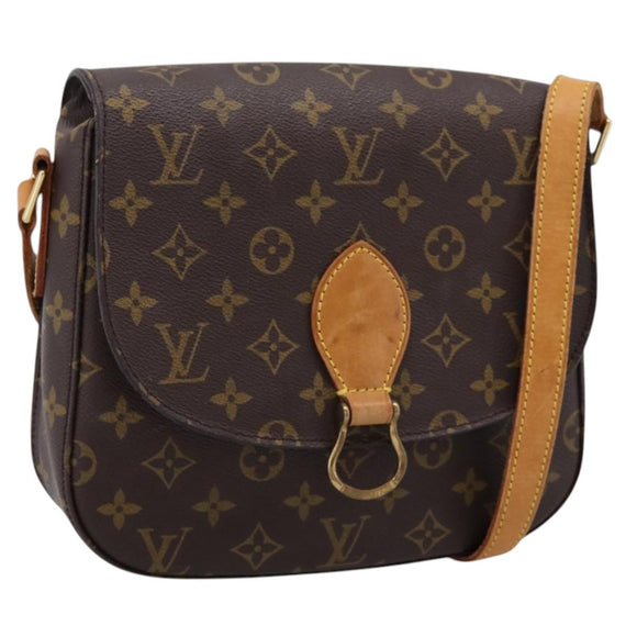 LOUIS VUITTON Monogram Saint Cloud GM Shoulder Bag M51242 LV Auth ep16804A
