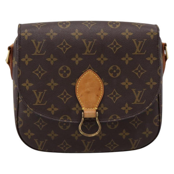LOUIS VUITTON Monogram Saint Cloud GM Shoulder Bag M51242 LV Auth ep16804A