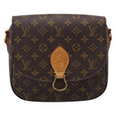 LOUIS VUITTON Monogram Saint Cloud GM Shoulder Bag M51242 LV Auth ep16804A-13
