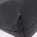 FENDI Zucca Canvas Tote Bag PVC Black Gold Auth ep16805A-10