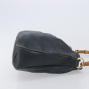 GUCCI Bamboo Hand Bag Leather Brown Gold 001 1418 1608 Auth ep16808-4