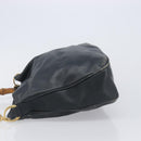 GUCCI Bamboo Hand Bag Leather Brown Gold 001 1418 1608 Auth ep16808-5