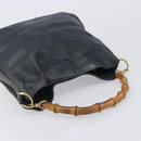 GUCCI Bamboo Hand Bag Leather Brown Gold 001 1418 1608 Auth ep16808-6