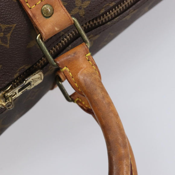 LOUIS VUITTON Monogram Keepall Bandouliere 60 Boston Bag M41412 LV Auth ep16811