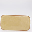 LOUIS VUITTON Monogram Vernis Houston Hand Bag Beige M91004 LV Auth ep16815-7