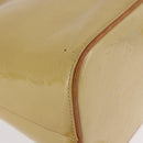 LOUIS VUITTON Monogram Vernis Houston Hand Bag Beige M91004 LV Auth ep16815-17