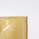 LOUIS VUITTON Monogram Vernis Houston Hand Bag Beige M91004 LV Auth ep16815-22