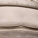 LOUIS VUITTON Monogram Vernis Houston Hand Bag Beige M91004 LV Auth ep16815-23
