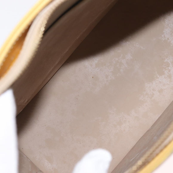 LOUIS VUITTON Monogram Vernis Houston Hand Bag Beige M91004 LV Auth ep16815