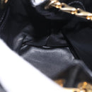 CELINE Shoulder Bag Leather Black Gold Auth ep16820V-17