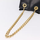 CELINE Shoulder Bag Leather Black Gold Auth ep16820V-7