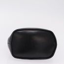 CELINE Shoulder Bag Leather Black Gold Auth ep16820V-9