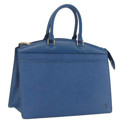 LOUIS VUITTON Epi Riviera Hand Bag Blue M48185 LV Auth ep16821