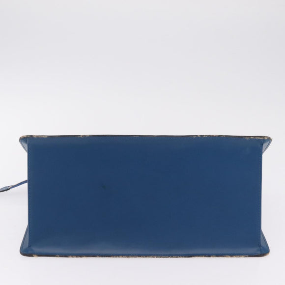 LOUIS VUITTON Epi Riviera Hand Bag Blue M48185 LV Auth ep16821