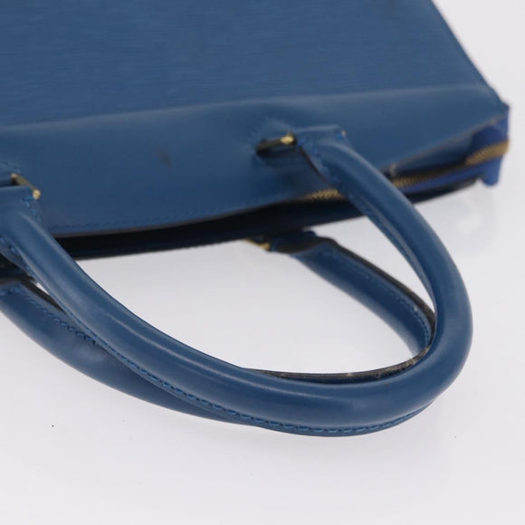 LOUIS VUITTON Epi Riviera Hand Bag Blue M48185 LV Auth ep16821