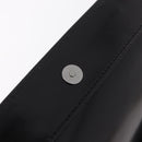 Saint Laurent Clutch Bag Leather Black Silver Auth ep16822-15