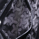Saint Laurent Clutch Bag Leather Black Silver Auth ep16822-22