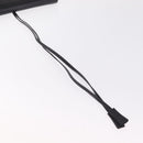 Saint Laurent Clutch Bag Leather Black Silver Auth ep16822-7