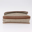 Christian Dior Honeycomb Canvas Shoulder Bag PVC Beige Gold Auth ep16823-13