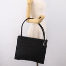 Christian Dior Canage Shoulder Bag Nylon Black Silver Auth ep16826A-25