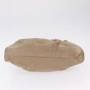 GUCCI Hand Bag Suede Beige 76554 Auth ep16831-11