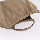 GUCCI Hand Bag Suede Beige 76554 Auth ep16831-6
