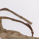 GUCCI Hand Bag Suede Beige 76554 Auth ep16831-8