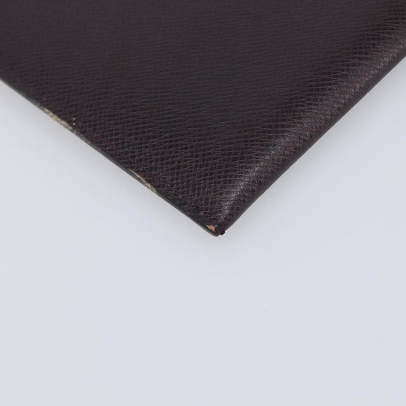 LOUIS VUITTON Taiga Document Case Pouch Acajou M99087 LV Auth ep16833