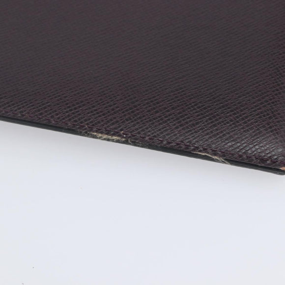 LOUIS VUITTON Taiga Document Case Pouch Acajou M99087 LV Auth ep16833