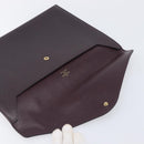LOUIS VUITTON Taiga Document Case Pouch Acajou M99087 LV Auth ep16833-14