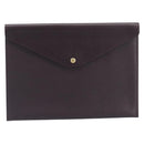 LOUIS VUITTON Taiga Document Case Pouch Acajou M99087 LV Auth ep16833-2
