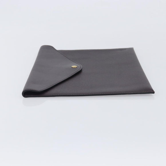 LOUIS VUITTON Taiga Document Case Pouch Acajou M99087 LV Auth ep16833