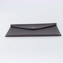 LOUIS VUITTON Taiga Document Case Pouch Acajou M99087 LV Auth ep16833-7